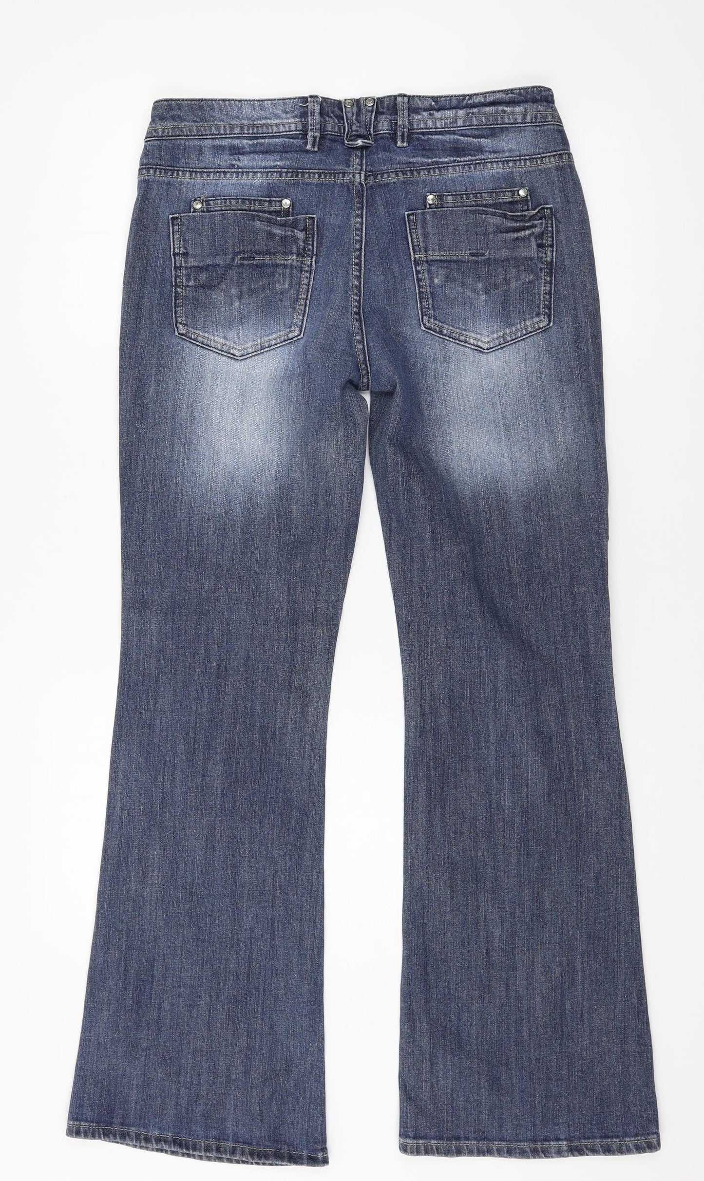 NEXT Womens Blue  Denim Straight Jeans Size 10 L29 in