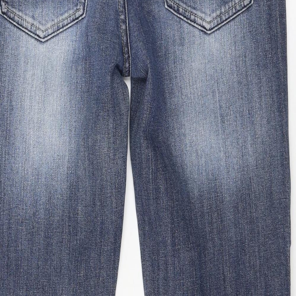 NEXT Womens Blue  Denim Straight Jeans Size 10 L29 in