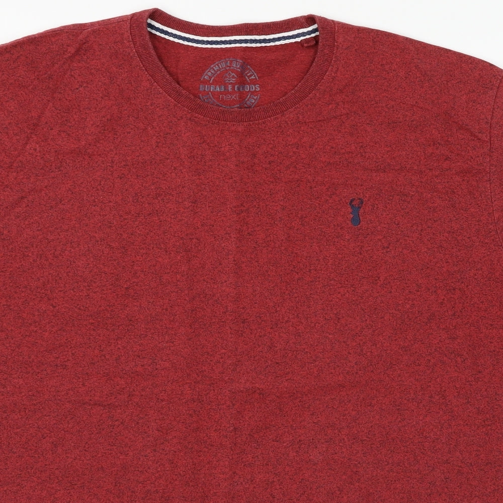 NEXT Mens Red  Jersey  T-Shirt Size 2XL