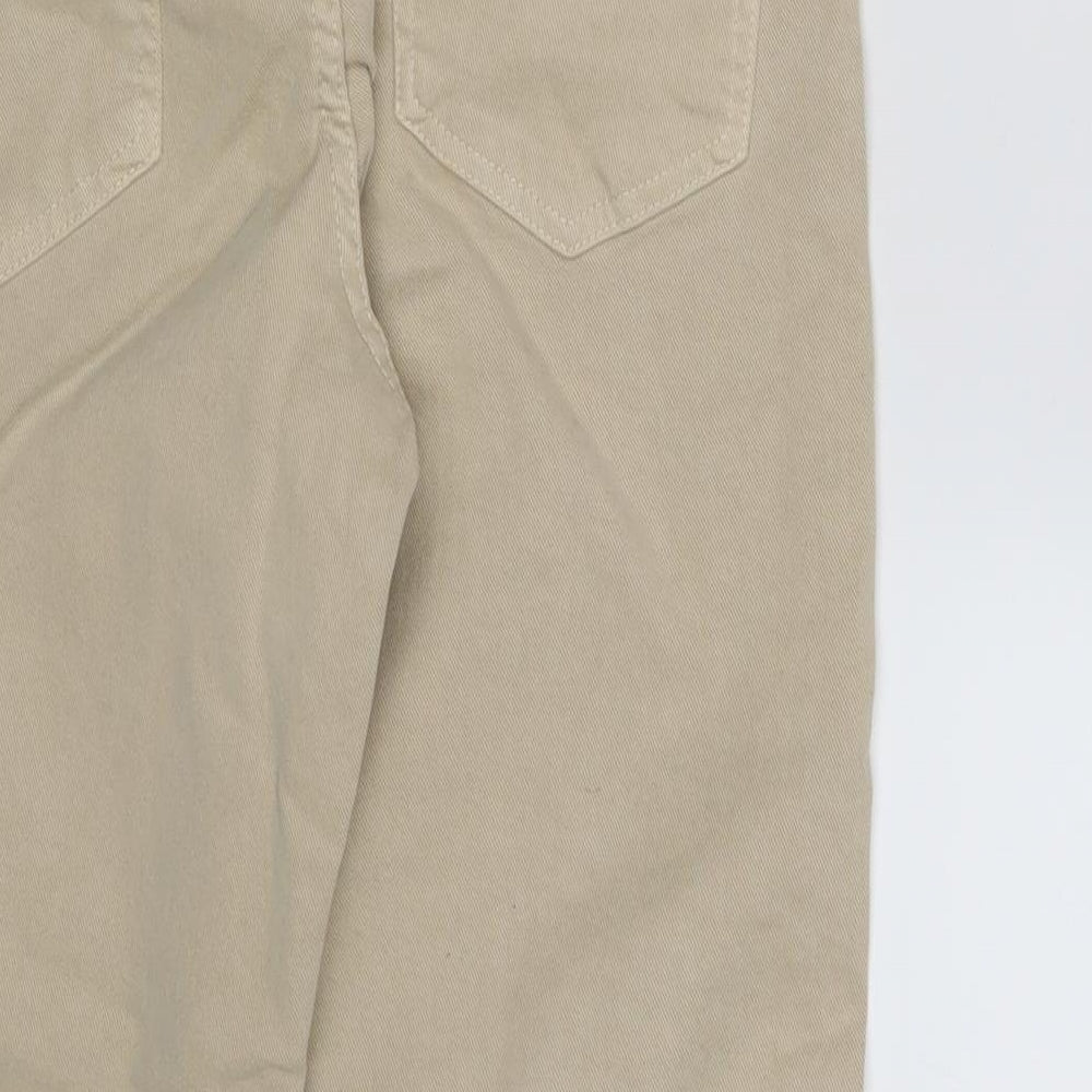 Stradivarius Womens Beige  Denim Trousers  Size 14 L23 in