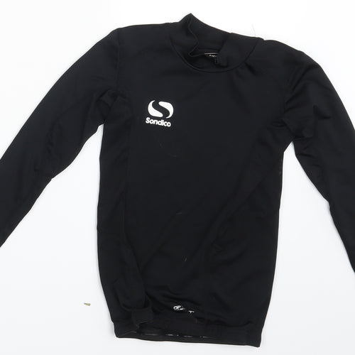 Sodico Girls Black   Pullover Sweatshirt Size 9-10 Years