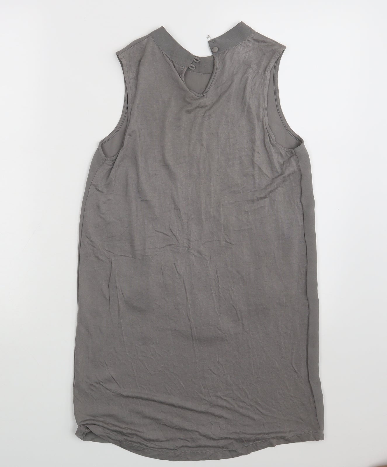 NEXT Womens Grey Floral  Basic Blouse Size 8
