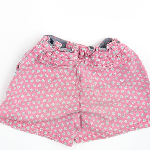 Fat Face Girls Pink Polka Dot  Hot Pants Shorts Size 8-9 Years
