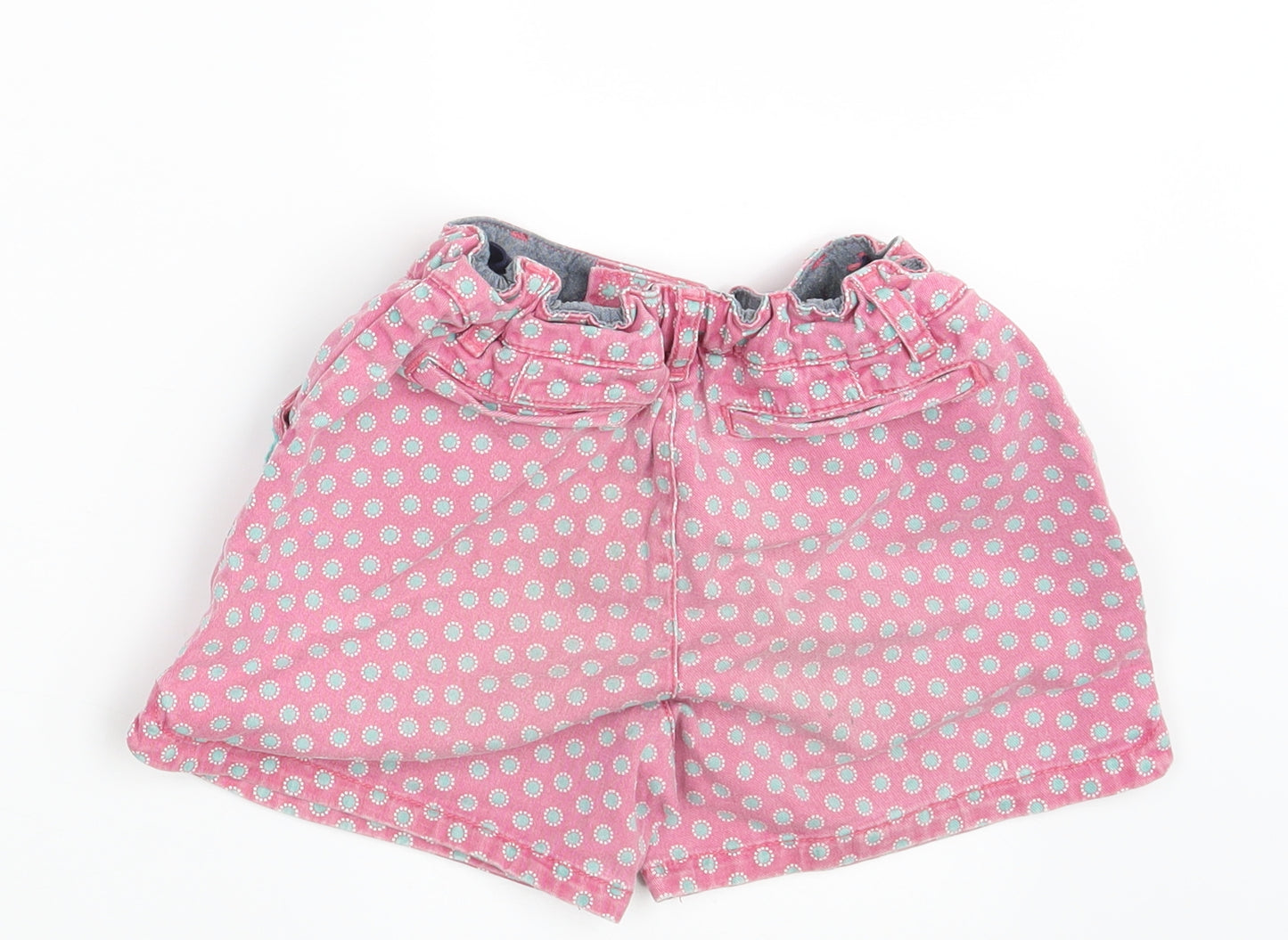 Fat Face Girls Pink Polka Dot  Hot Pants Shorts Size 8-9 Years