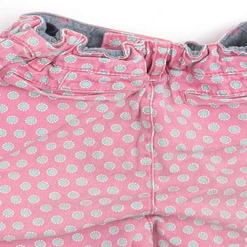 Fat Face Girls Pink Polka Dot  Hot Pants Shorts Size 8-9 Years