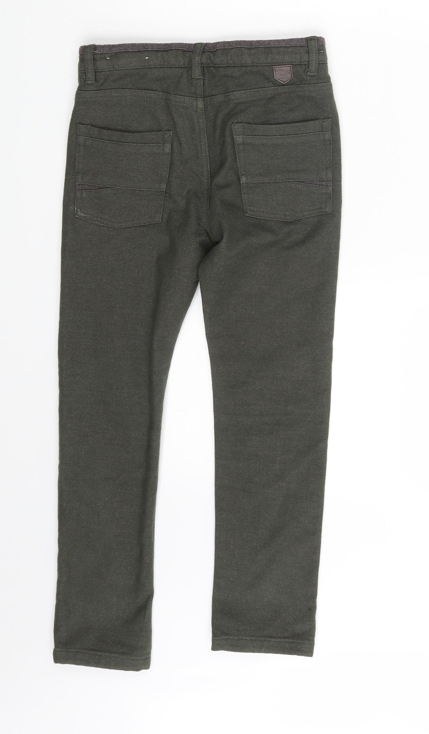 Zara Boys Green   Chino Trousers Size 7 Years