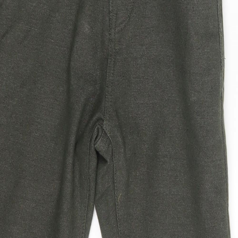 Zara Boys Green   Chino Trousers Size 7 Years