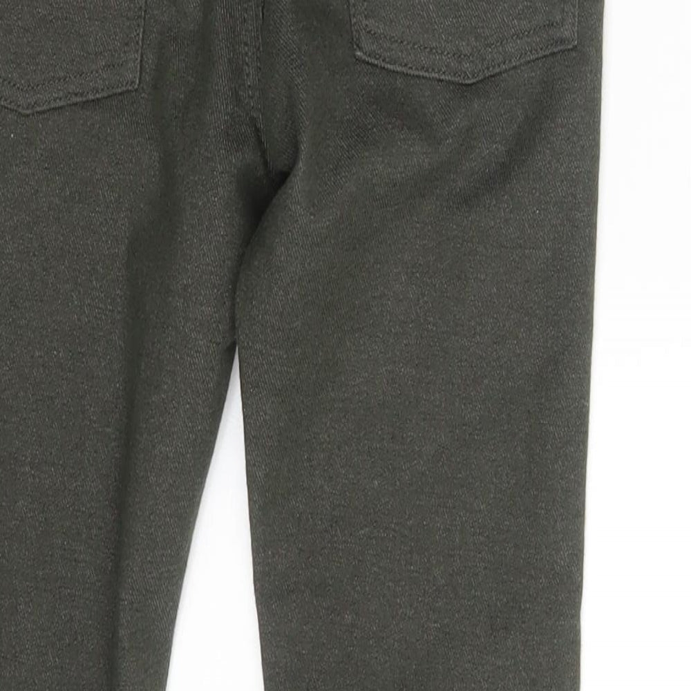 Zara Boys Green   Chino Trousers Size 7 Years