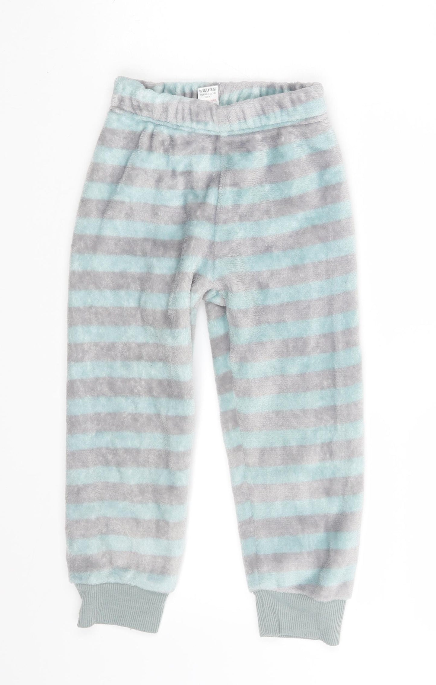 Lily & Dan Girls Grey Striped  Jogger Trousers Size 3-4 Years - Waist 16in , Inside Leg 14in