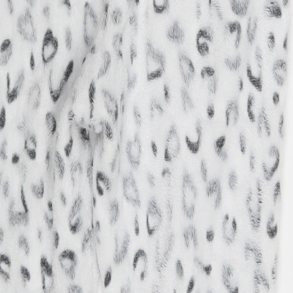 Love Sleep Girls White Animal Print  Jogger Trousers Size 8-9 Years