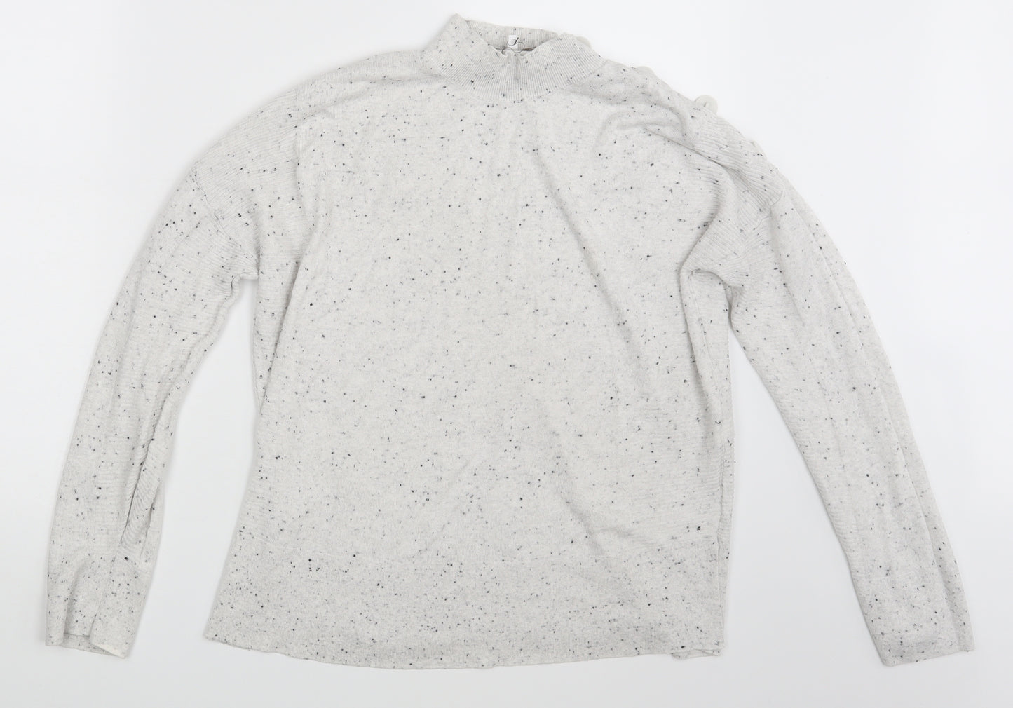 NEXT Womens White Polka Dot  Pullover Jumper Size 14