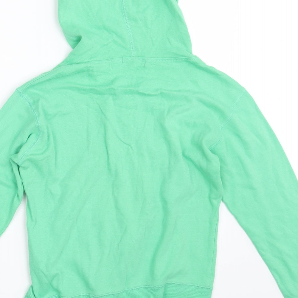 Internacionale Womens Green   Full Zip Hoodie Size 12