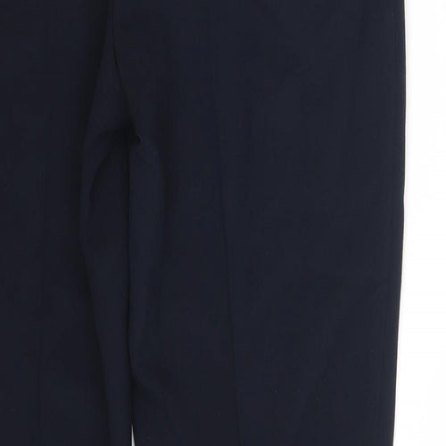 M&S Womens Blue   Dress Pants Trousers Size 10 L26 in