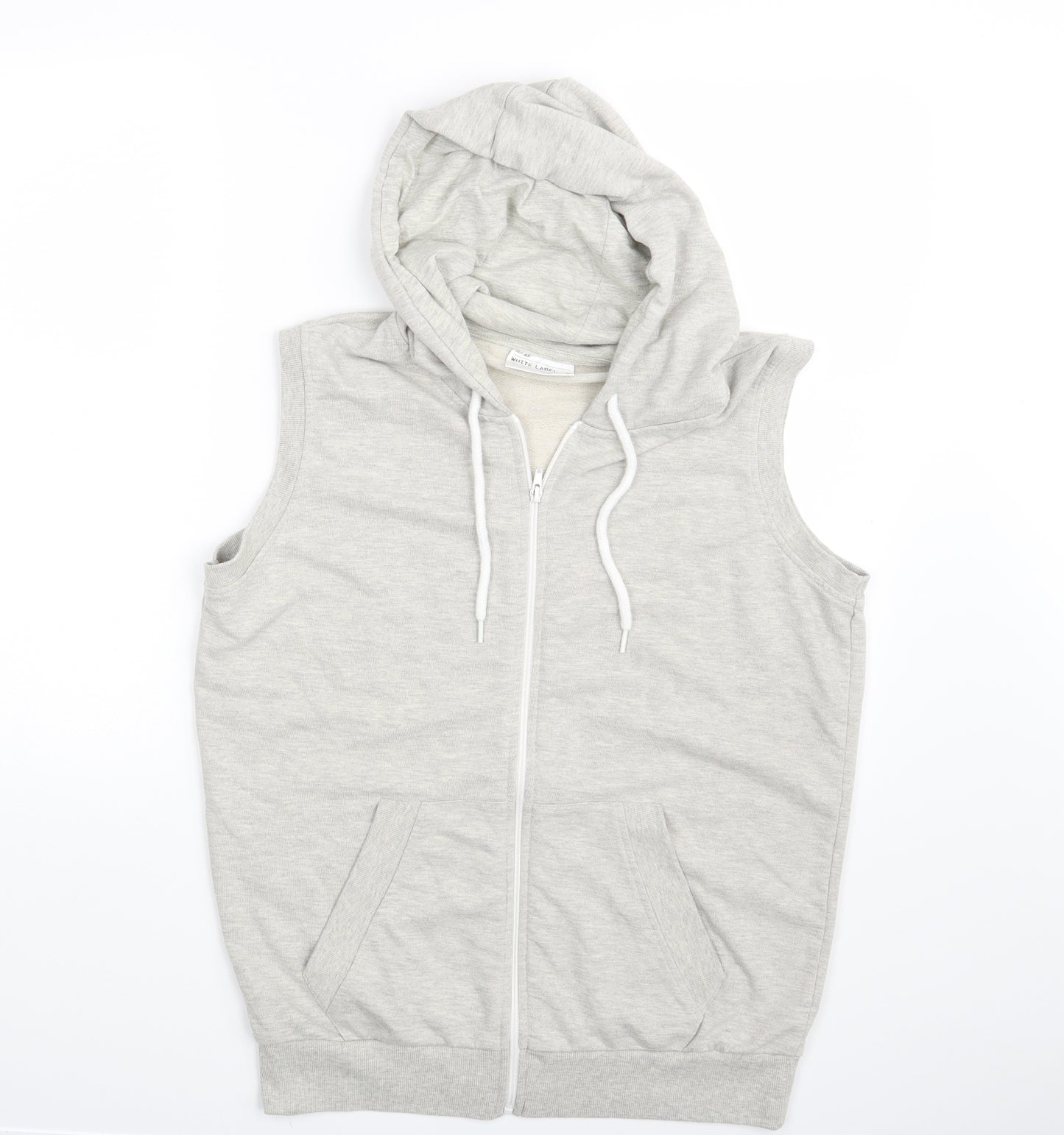 Republic Mens Grey   Full Zip Hoodie Size L