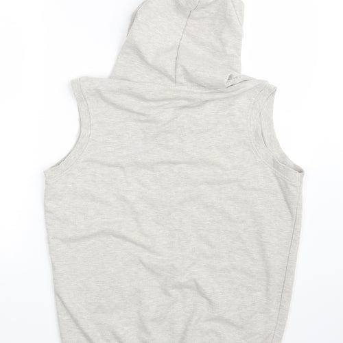 Republic Mens Grey   Full Zip Hoodie Size L