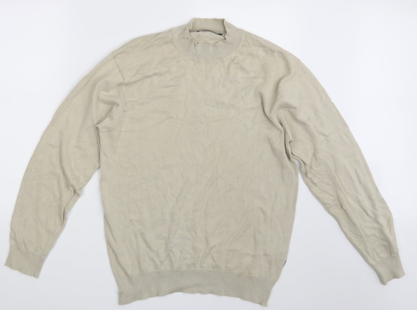 French Connection Mens Beige   Pullover Jumper Size L