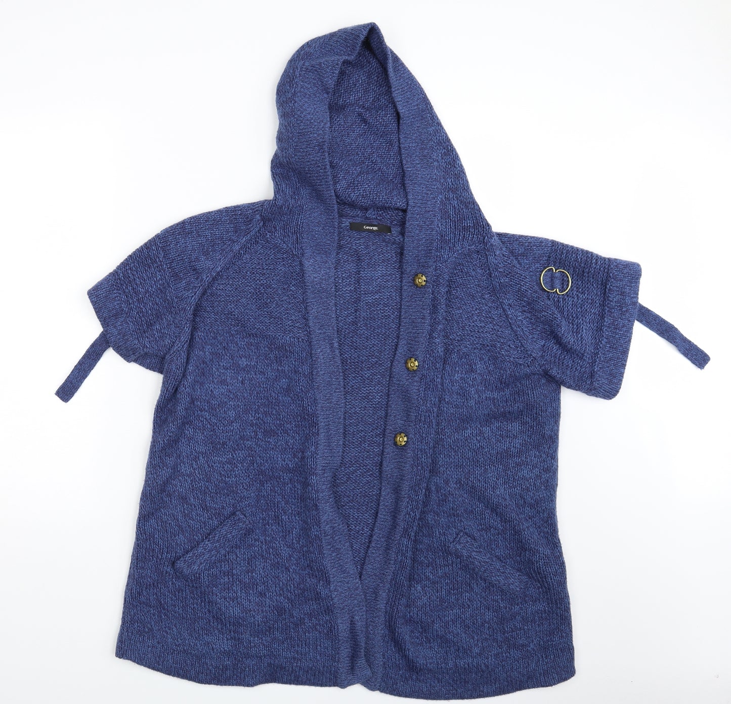 George Womens Blue   Cardigan Hoodie Size 24