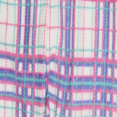 TU Womens Multicoloured Check  Sweatpants Trousers Size 10 L27 in