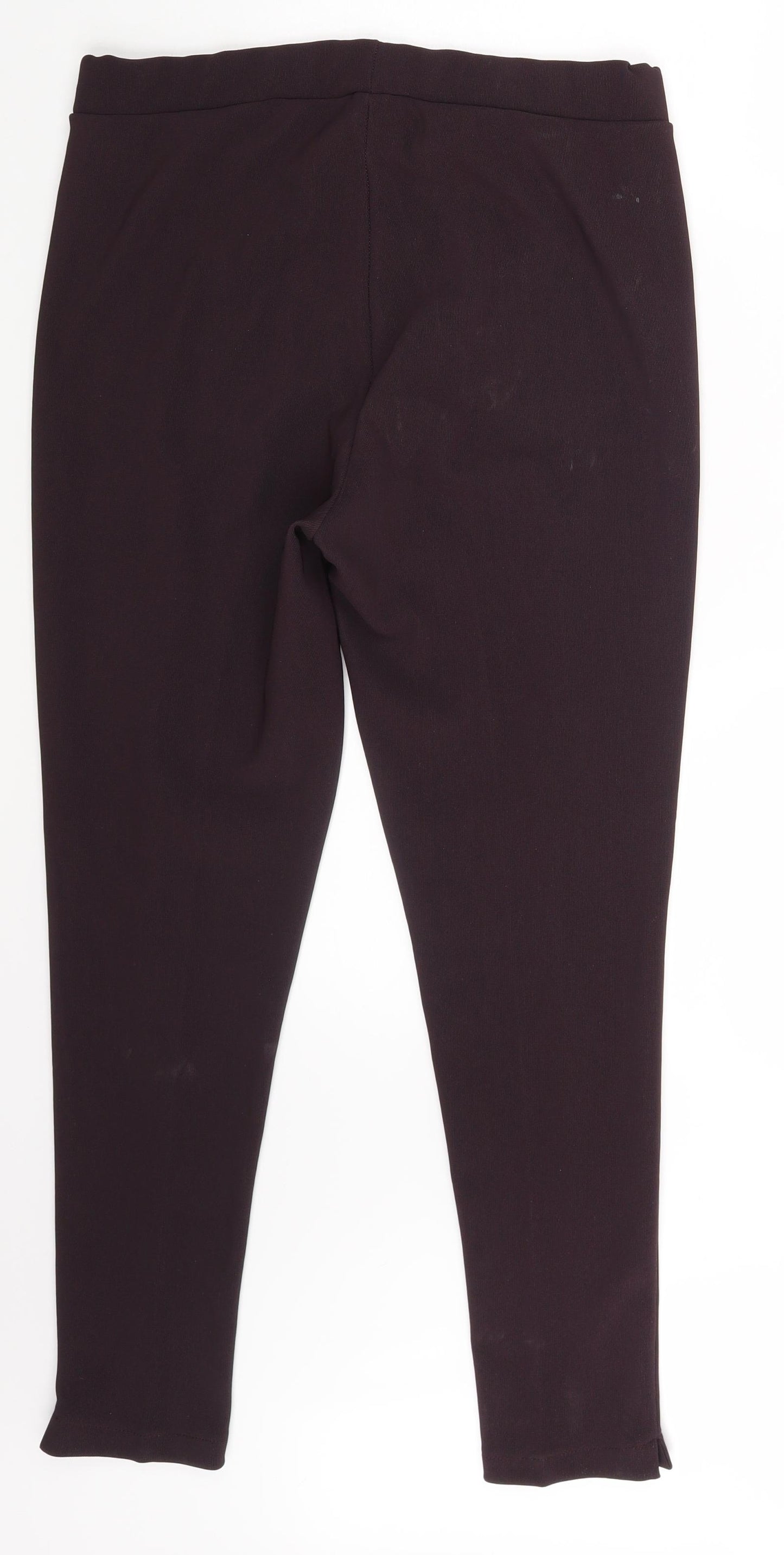 Anamor Womens Purple   Jegging Leggings Size 14 L20 in