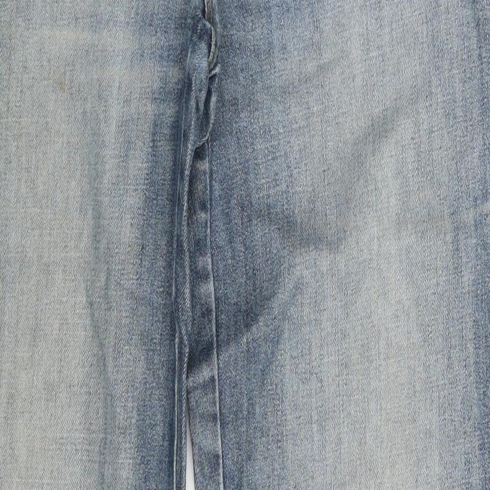 Bench Mens Blue  Denim Straight Jeans Size 26 in L34 in