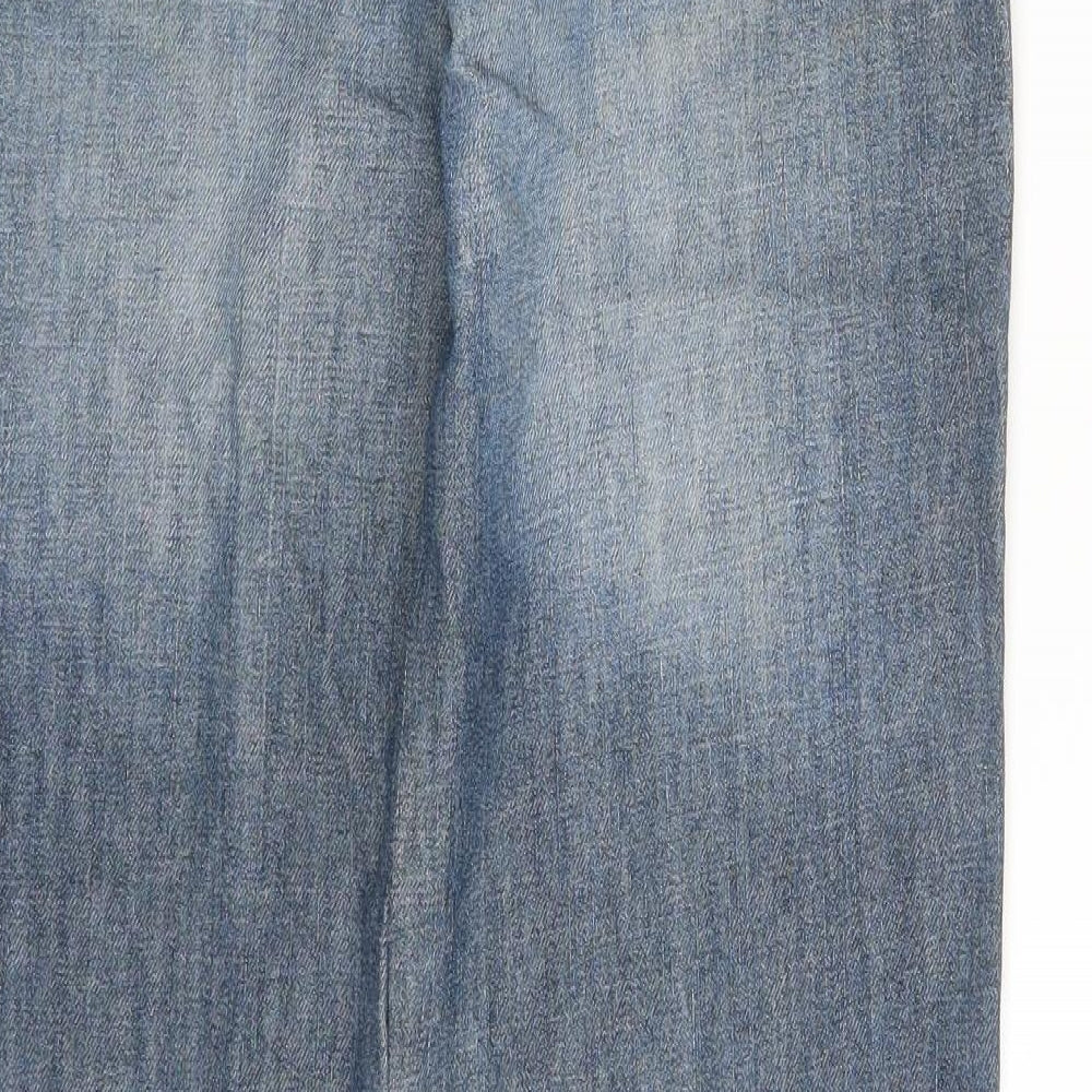 Bench Mens Blue  Denim Straight Jeans Size 26 in L34 in