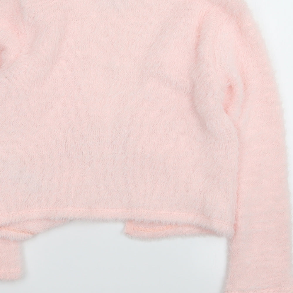 Topshop Womens Pink   Cardigan Jumper Size 6