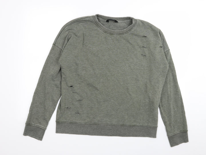 New Look Womens Green Pullover Jumper Size 14