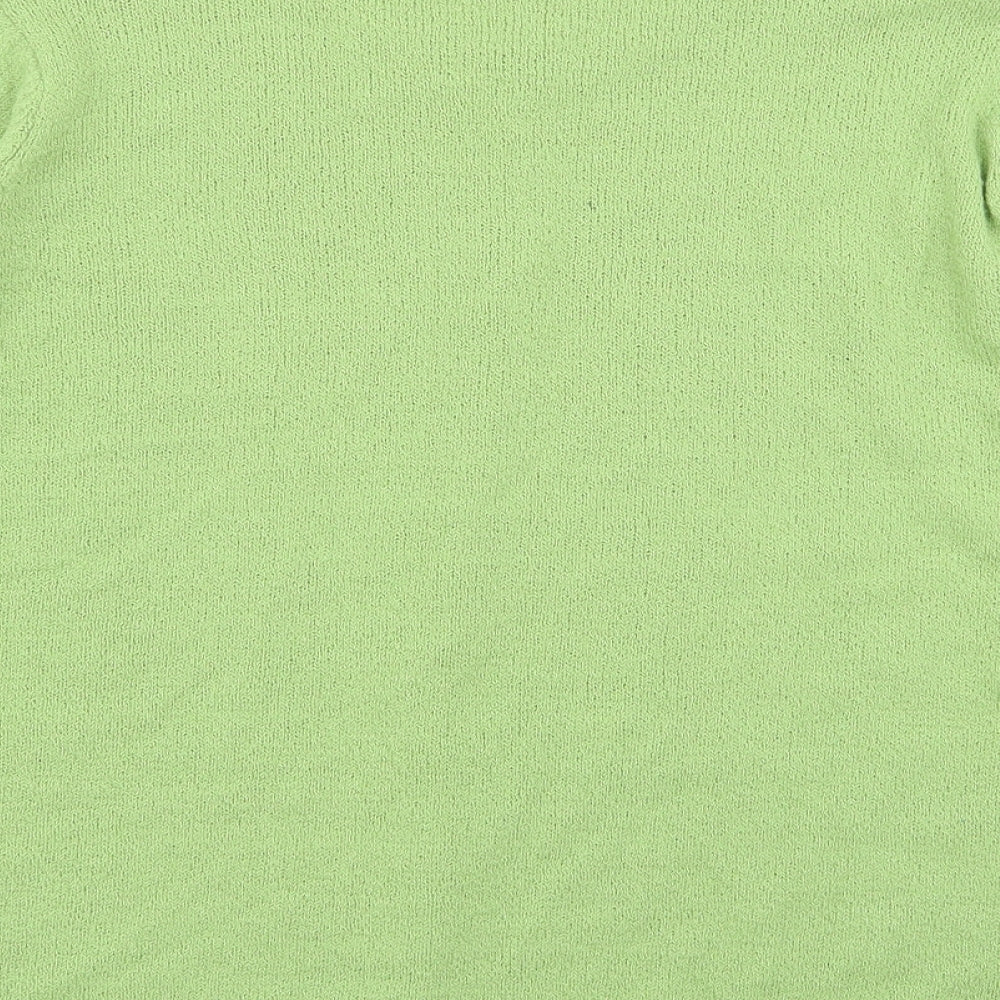 jan eva Womens Green   Cardigan Jumper Size L