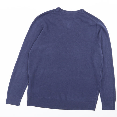 Debenhams Mens Blue   Pullover Jumper Size L