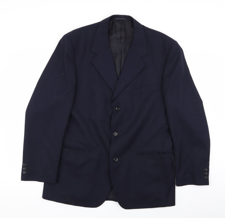 Pinstripe Mens Blue   Jacket Blazer Size 42