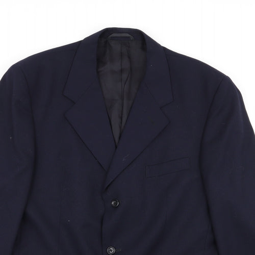 Pinstripe Mens Blue   Jacket Blazer Size 42