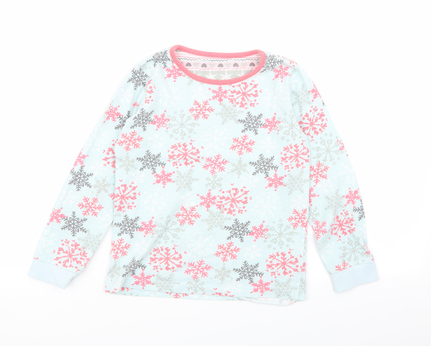 TU Girls Multicoloured Geometric  Top Pyjama Top Size 7-8 Years