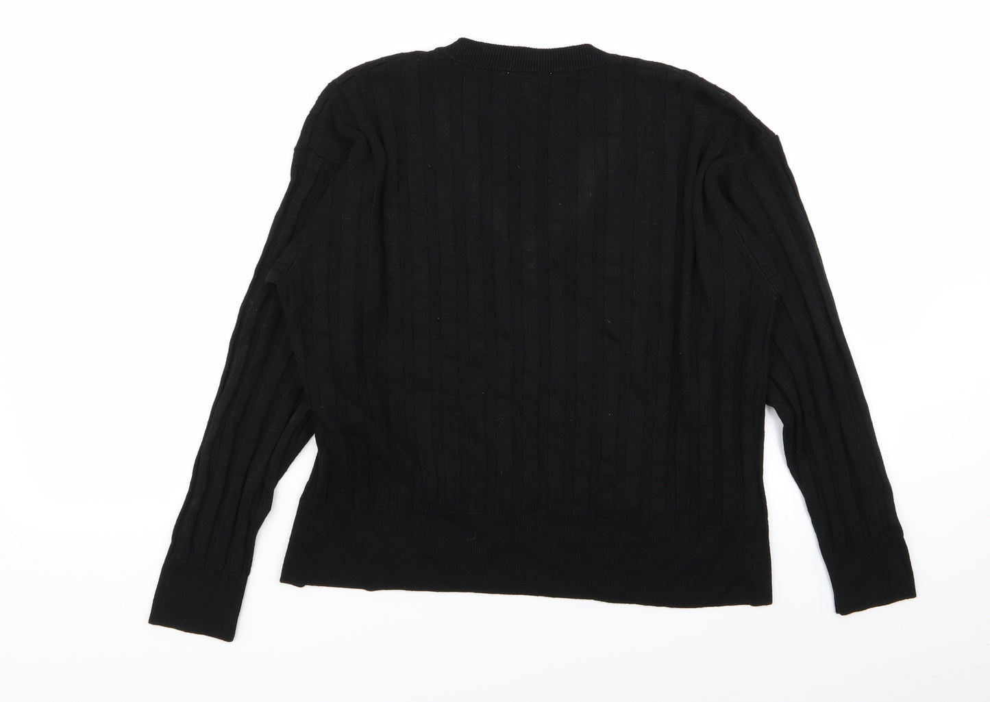 Topshop Womens Black   Pullover Jumper Size S