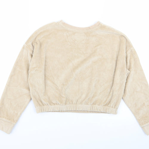 Asda George Girls Beige   Pullover Jumper Size 7-8 Years