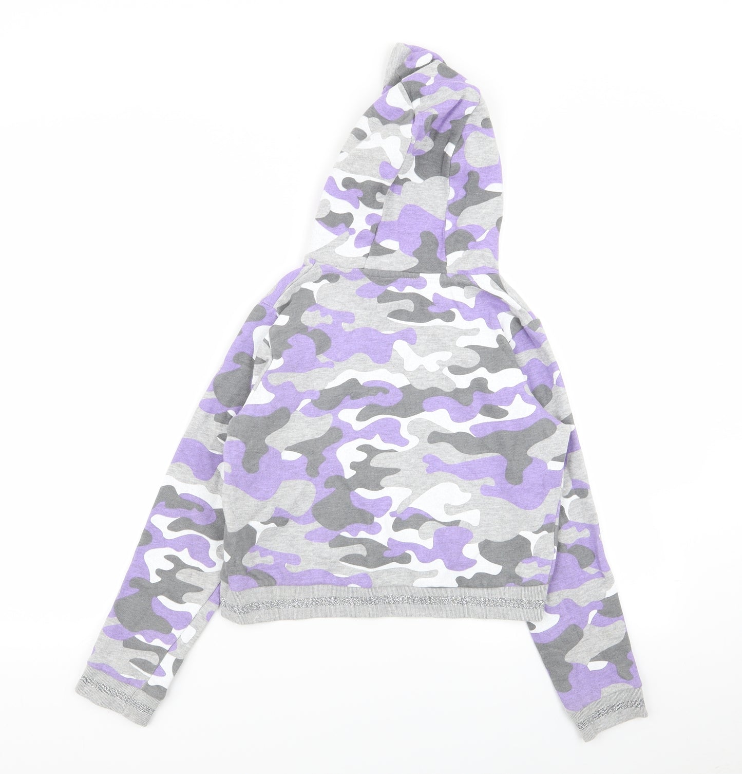 pep and co Girls Multicoloured Camouflage  Pullover Jumper Size 9-10 Years