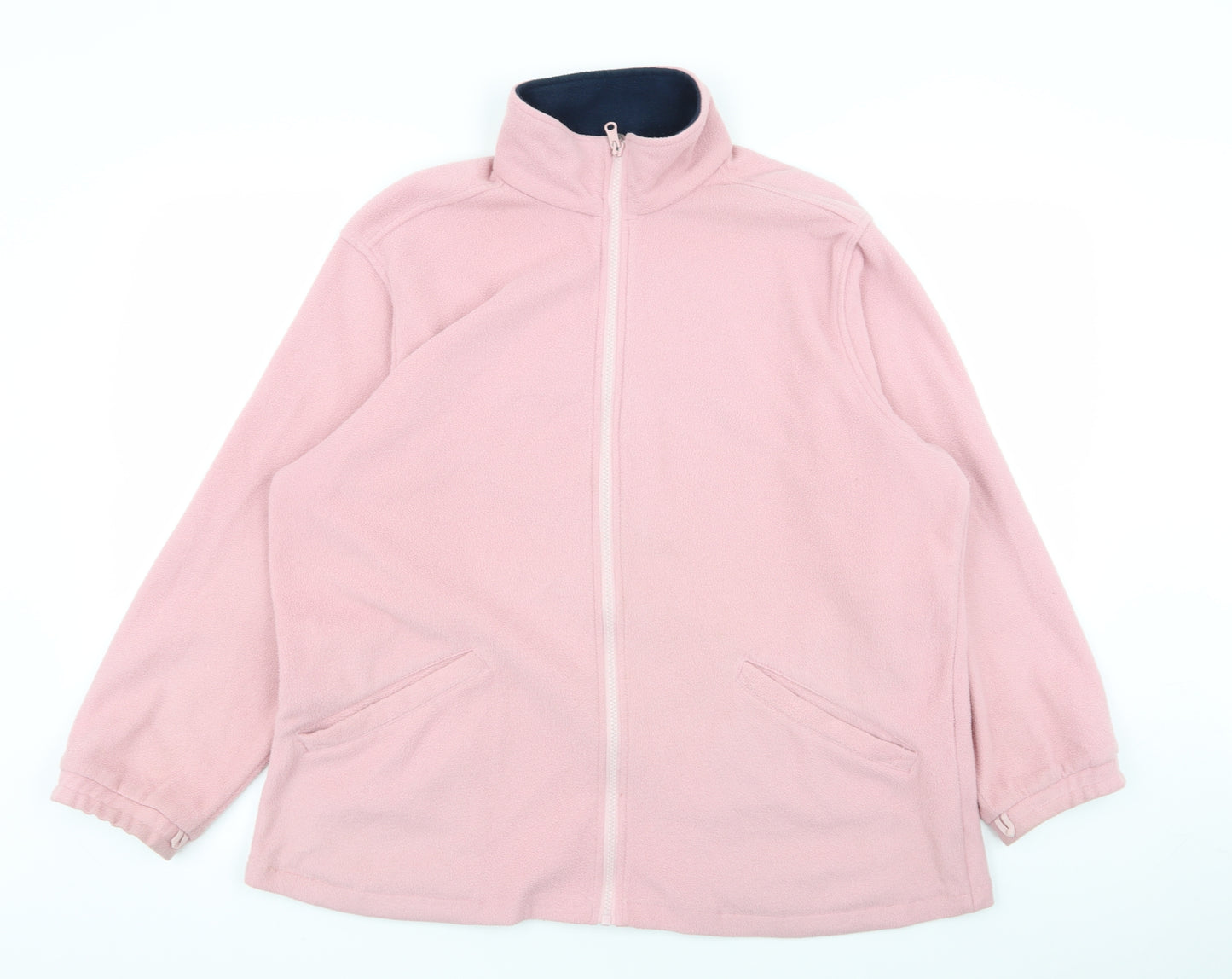 Climate Base Womens Pink   Full Zip Jumper Size 16  - fleece