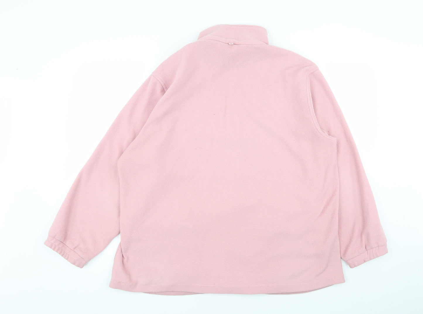 Climate Base Womens Pink   Full Zip Jumper Size 16  - fleece