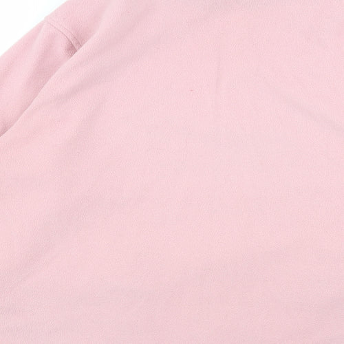 Climate Base Womens Pink   Full Zip Jumper Size 16  - fleece