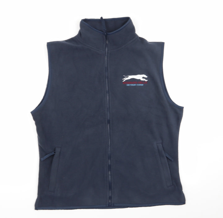 Henbury Womens Blue   Full Zip Jumper Size 14
