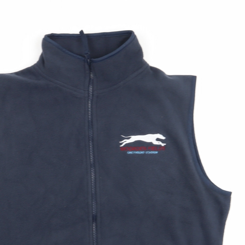 Henbury Womens Blue   Full Zip Jumper Size 14