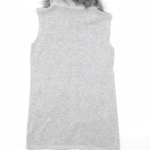 Primark Girls Grey   Cardigan Jumper Size 11-12 Years