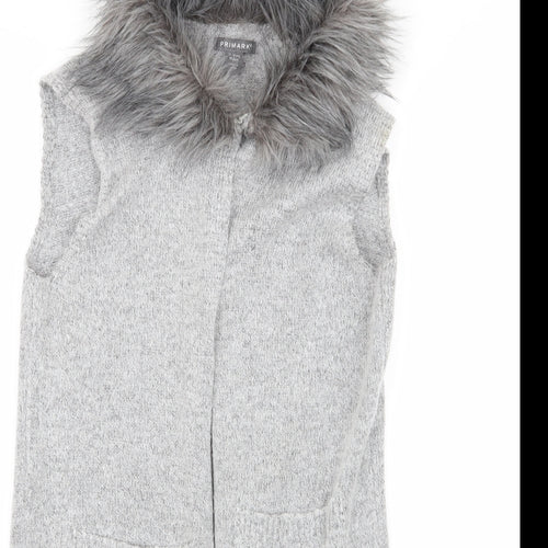 Primark Girls Grey   Cardigan Jumper Size 11-12 Years