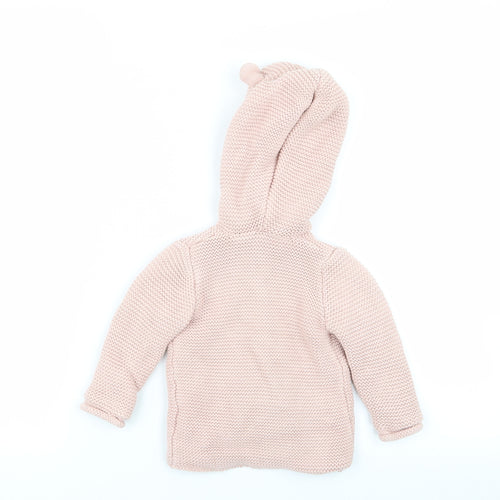 Asda George Girls Pink   Jacket  Size 6-9 Months