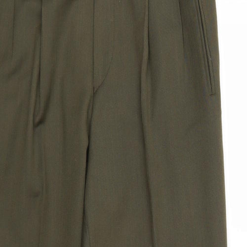 Preworn Womens Green   Trousers  Size 32 in L27.5 in