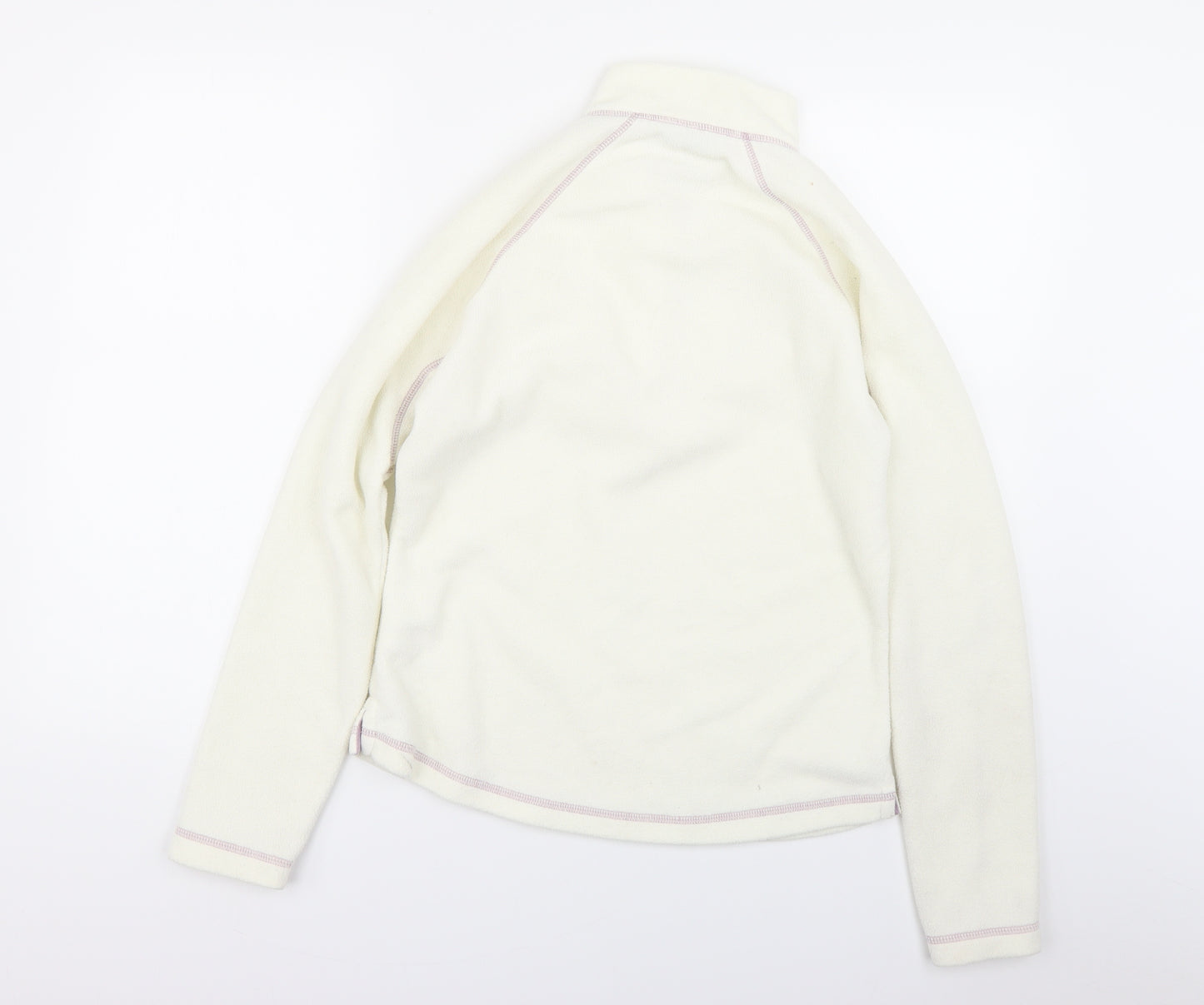 Peter Storm Womens White  Fleece Pullover Sweatshirt Size 12