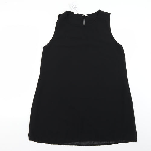 Preworn Womens Black   Tank Dress  Size 12