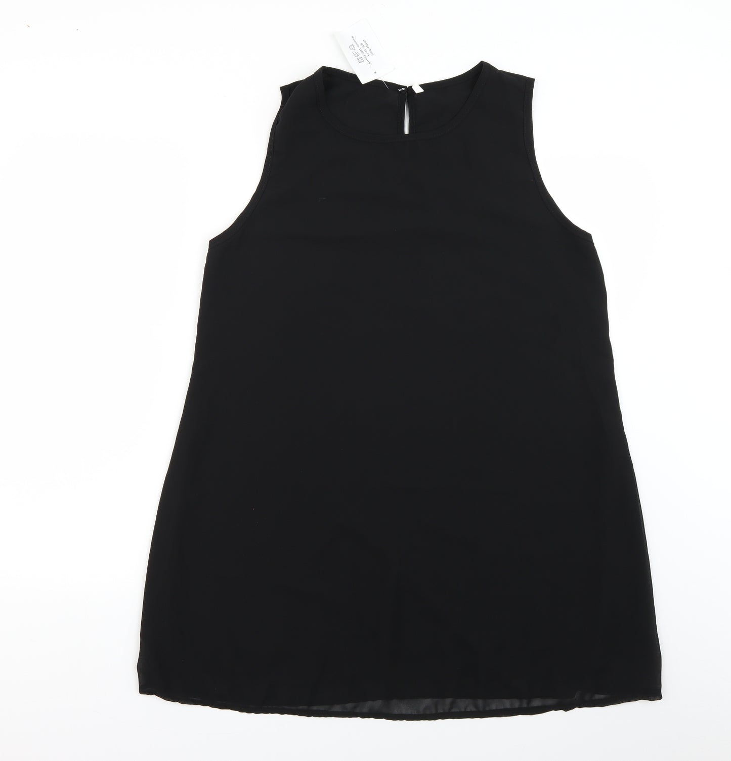 Preworn Womens Black   Tank Dress  Size 12