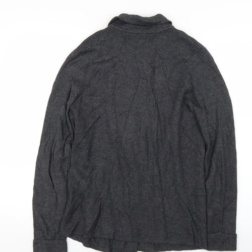 M&S Womens Grey   Cardigan Jumper Size 12