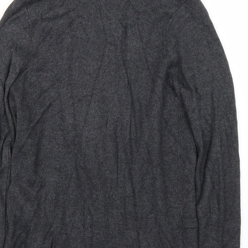 M&S Womens Grey   Cardigan Jumper Size 12