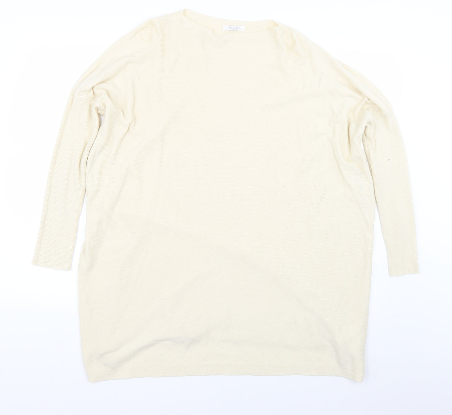 Tilets Womens Beige   Pullover Jumper One Size